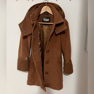 Mackage funnel neck wool coat